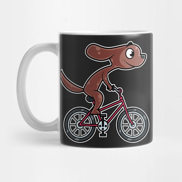 Dog Bicycle Cyclist Cycling design by theodoros20